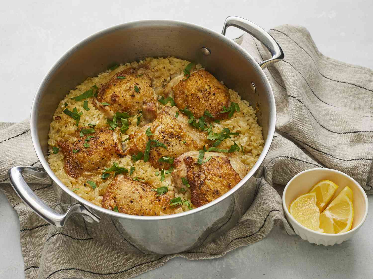 Dutch Oven Chicken and Rice: One-Pot Weeknight Recipe with Crispy Edges