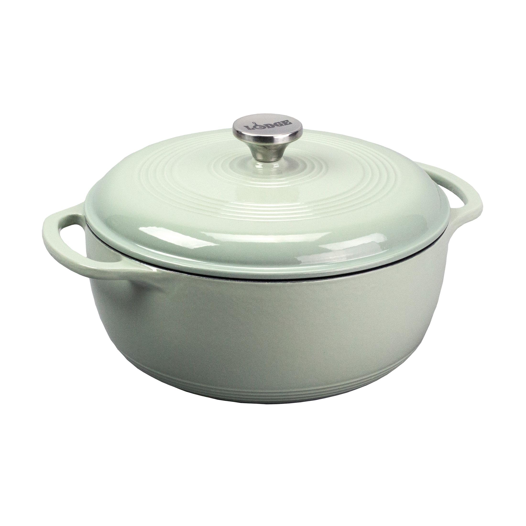 Lodge Essential Enameled Cast Iron 6-Quart Round Dutch Oven