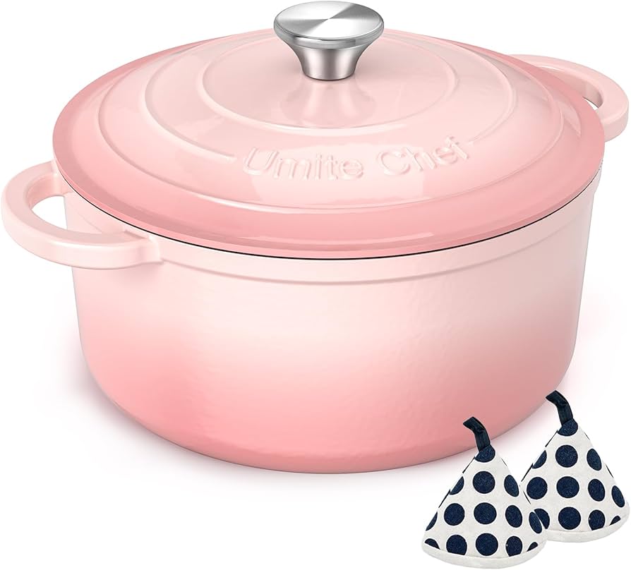 Umite Chef Enameled Cast Iron Dutch Oven